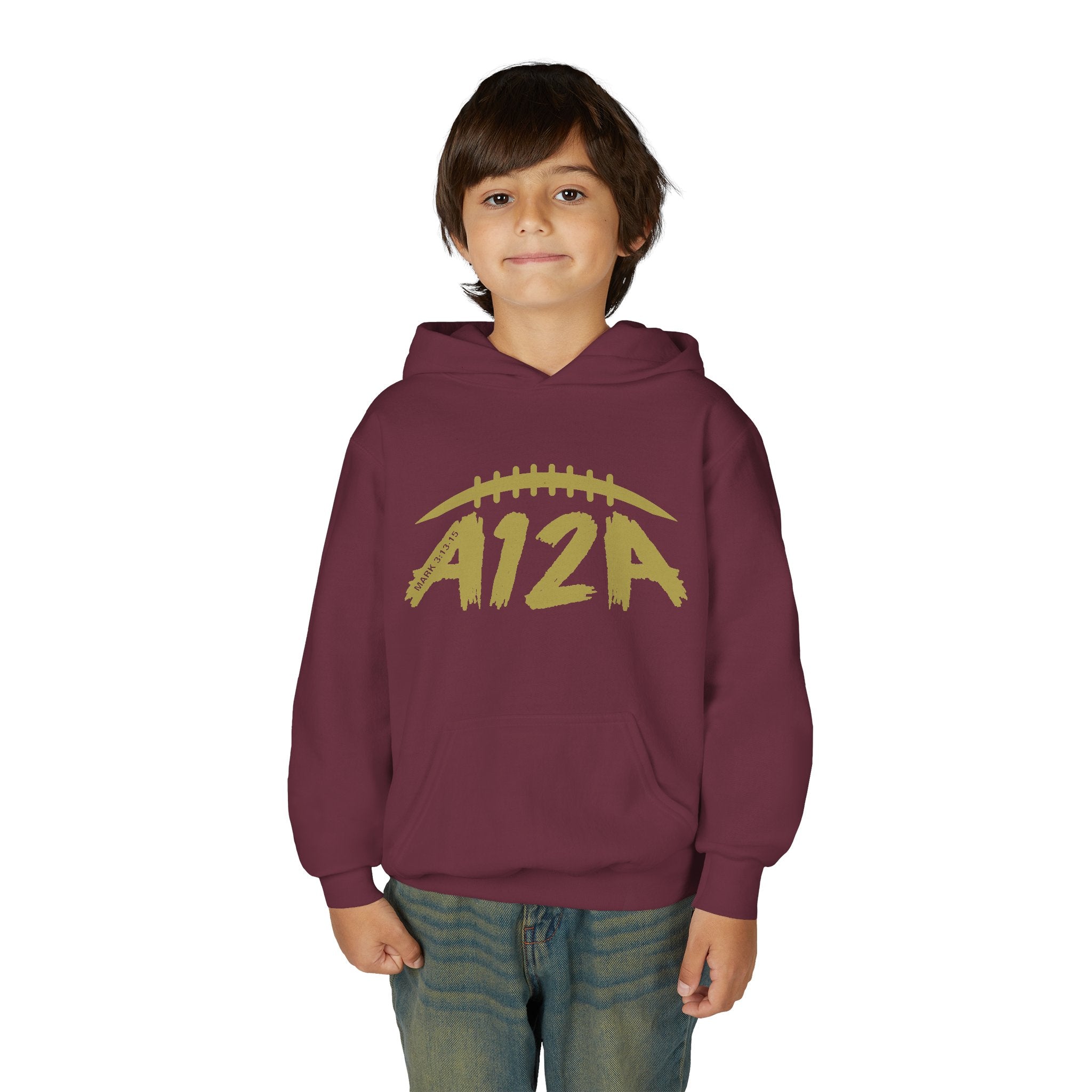 Youth Hoodie- A12A Gold