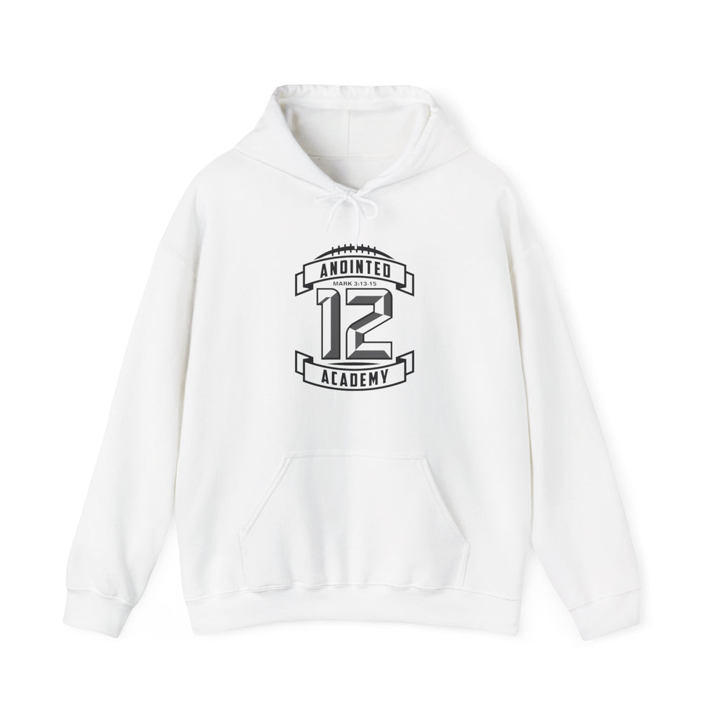 Black A12A Original Logo Adult Hoodie