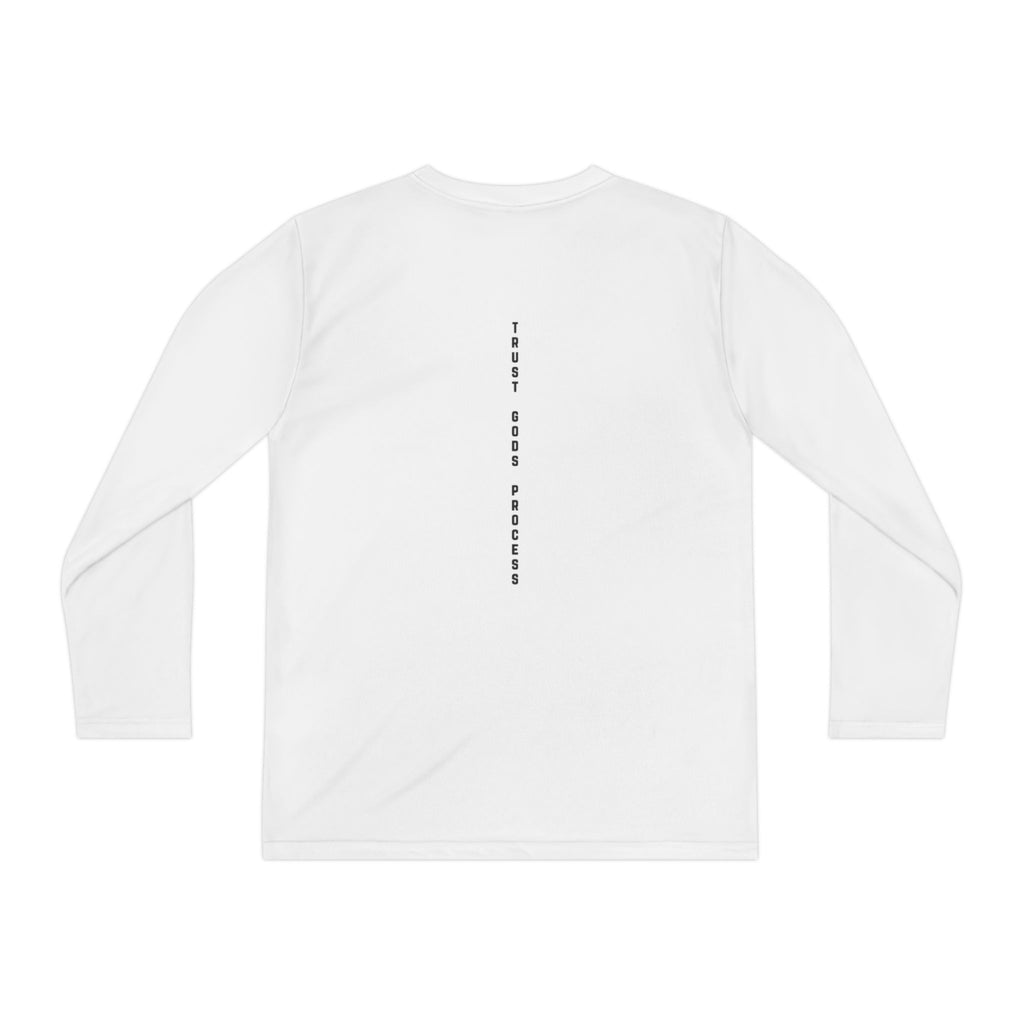 Black A12A Original Logo Long Sleeve Youth Dry Fit