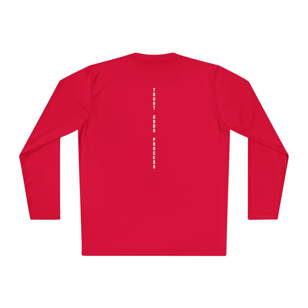 White A12A Logo Long Sleeve Adult Dry Fit