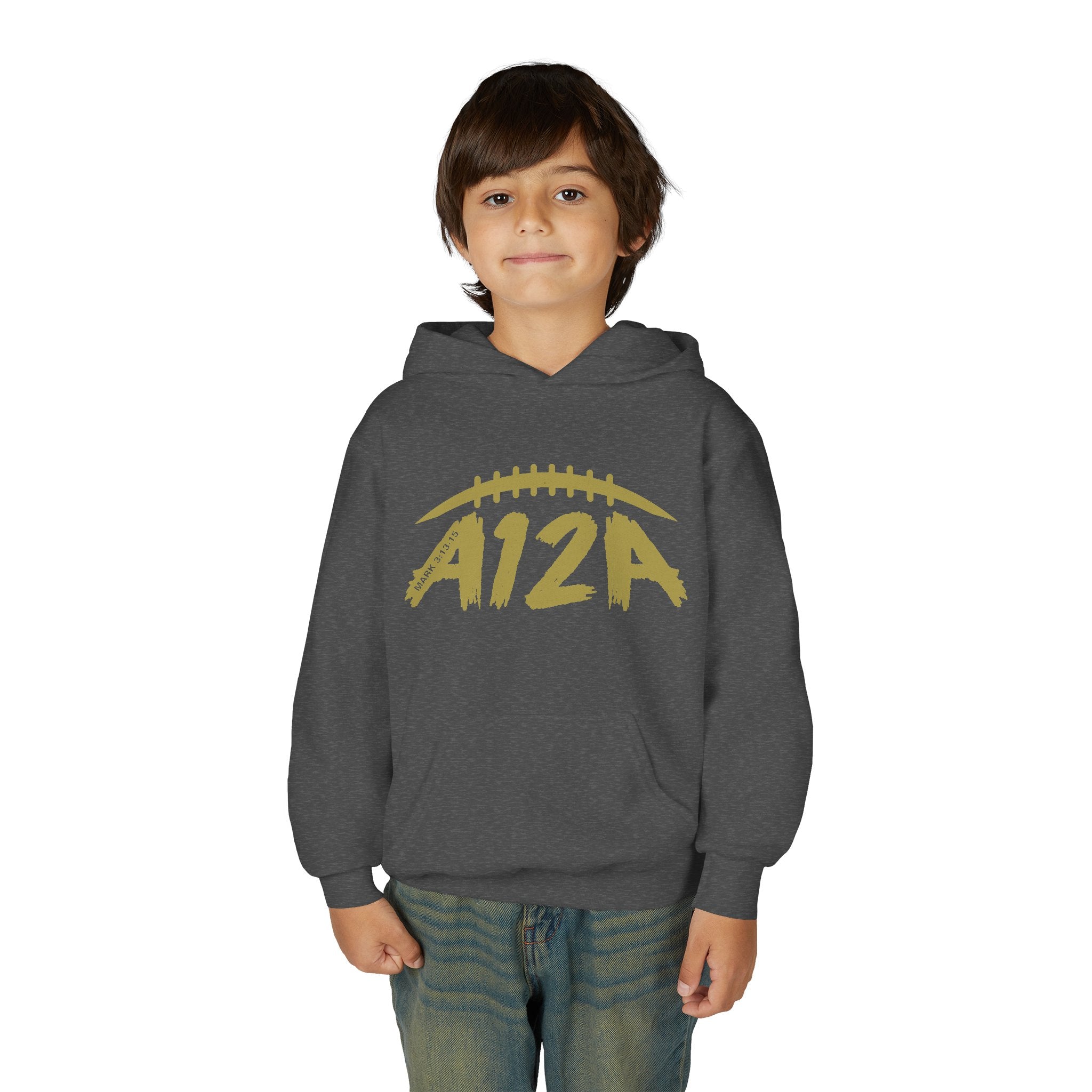 Youth Hoodie- A12A Gold