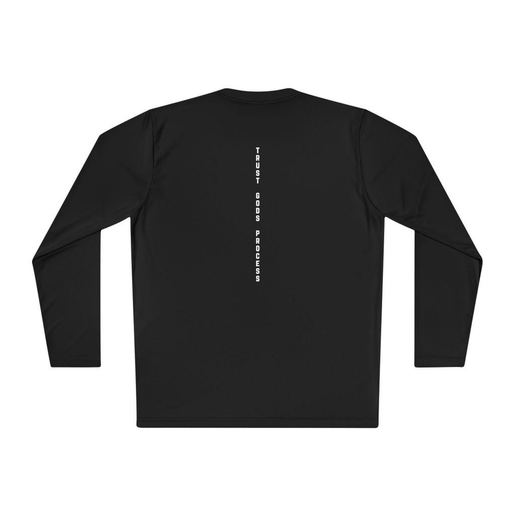 White A12A Logo Long Sleeve Adult Dry Fit