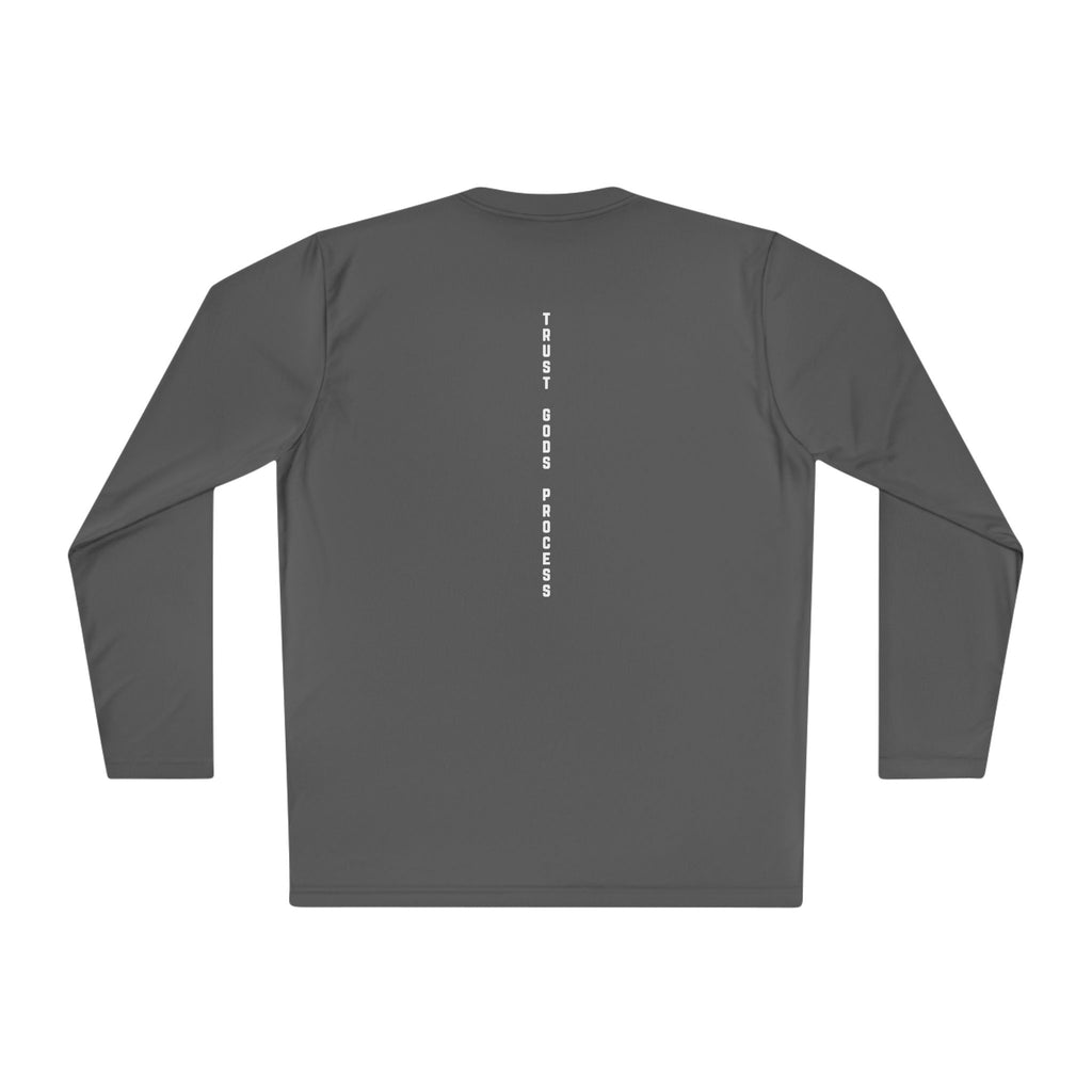 White A12A Logo Long Sleeve Adult Dry Fit