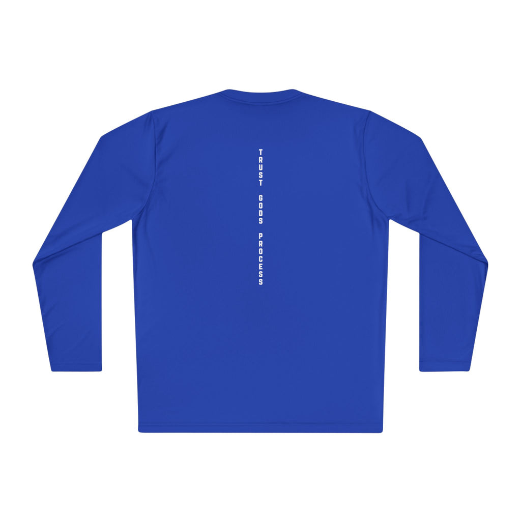 White A12A Logo Long Sleeve Adult Dry Fit