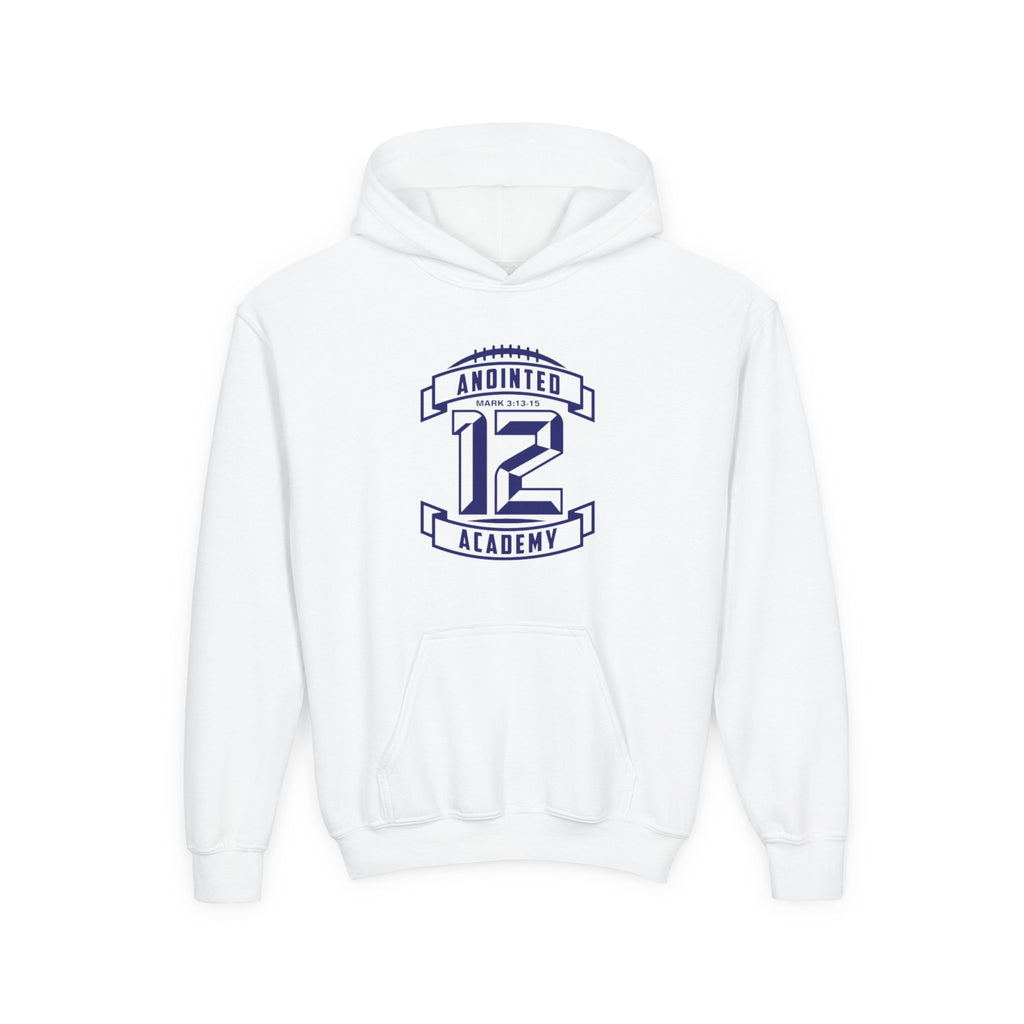 Youth Hoodie — Original Blue Anointed12 (Trust God's Process)