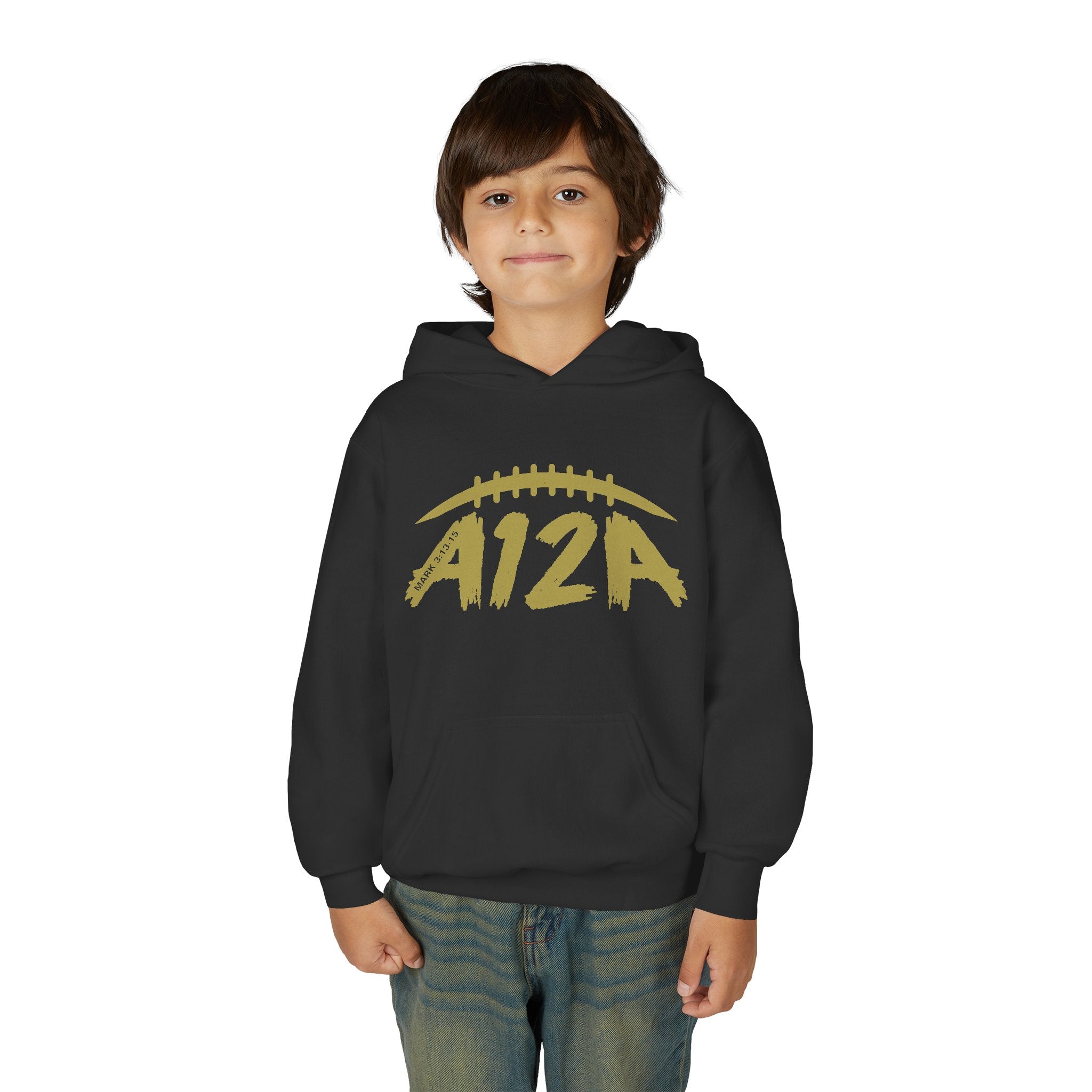 Youth Hoodie- A12A Gold