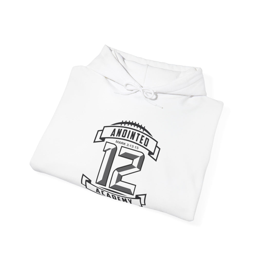 Black A12A Original Logo Adult Hoodie