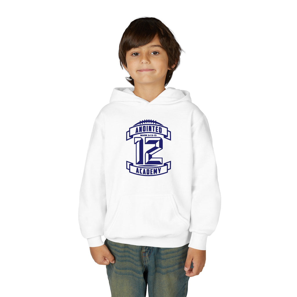 Youth Hoodie — Original Blue Anointed12 (Trust God's Process)