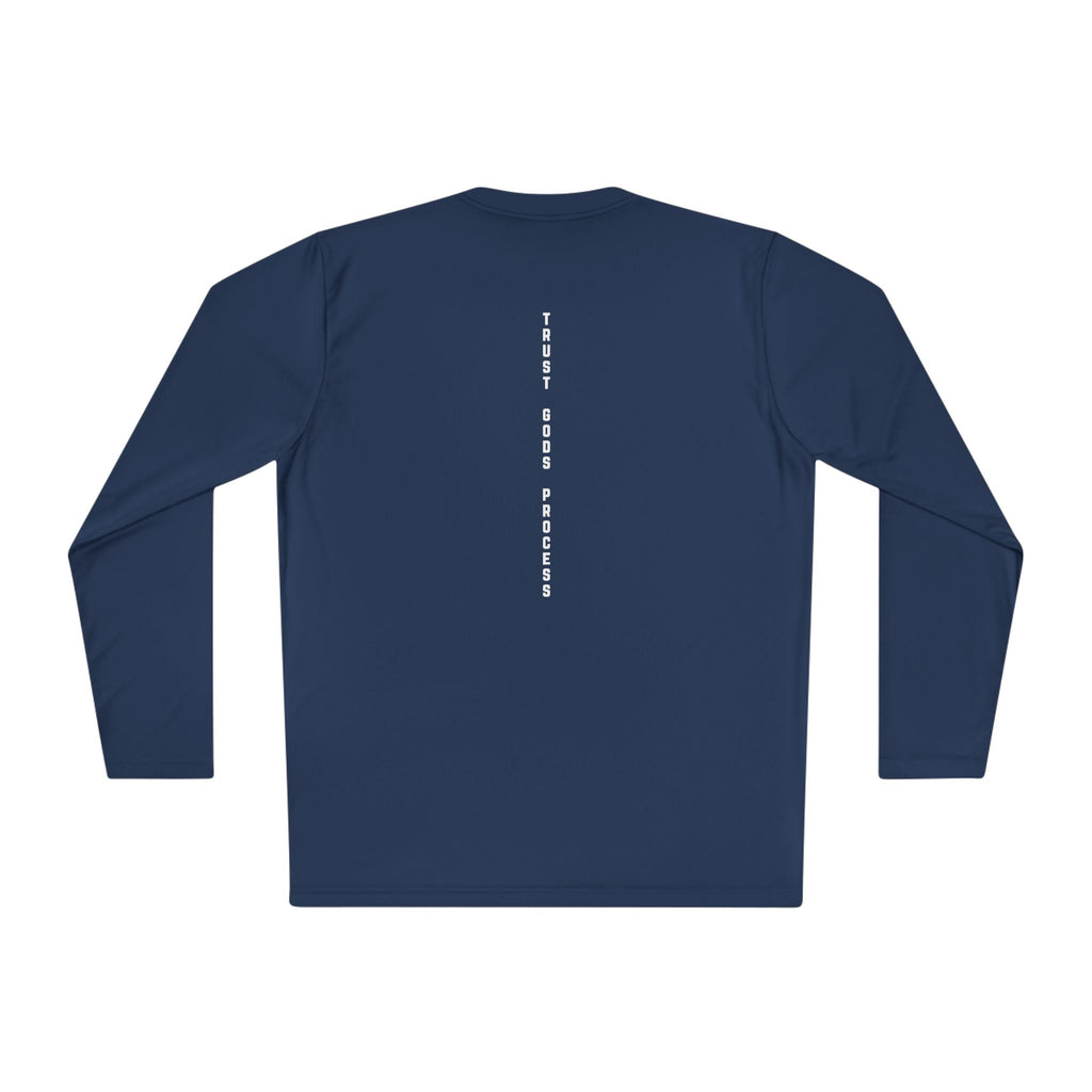 White A12A Logo Long Sleeve Adult Dry Fit