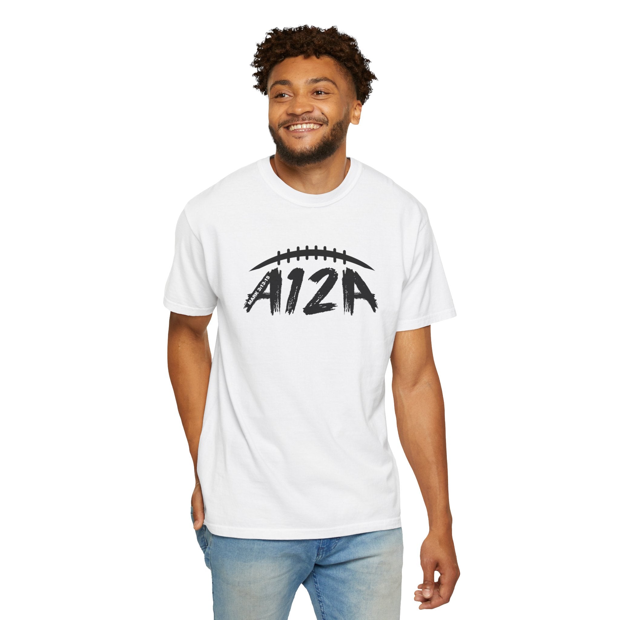 Black A12A T‑Shirt — Trust God’s Process