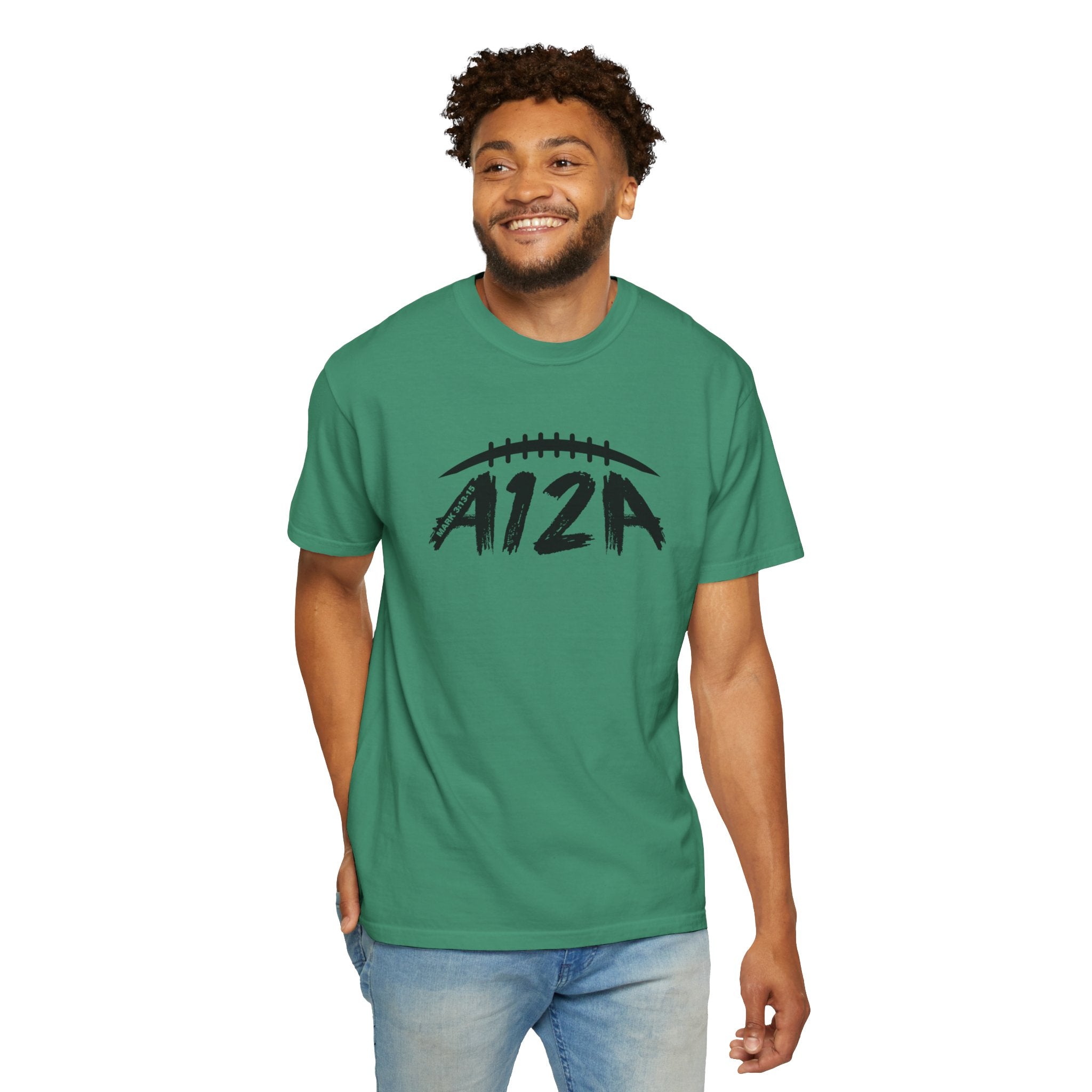 Black A12A T‑Shirt — Trust God’s Process